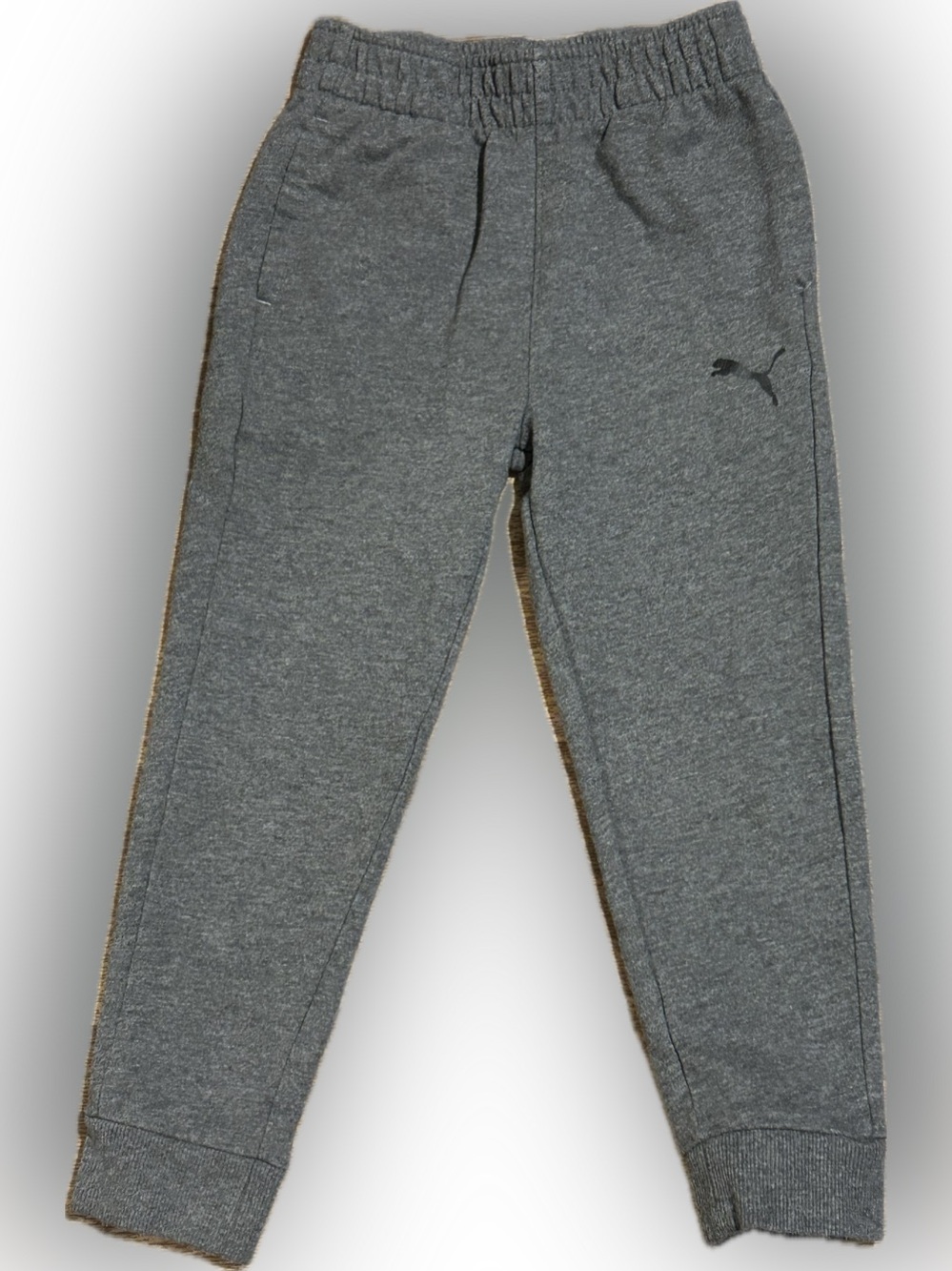 Puma Boys size 5 Grey Sweatpants